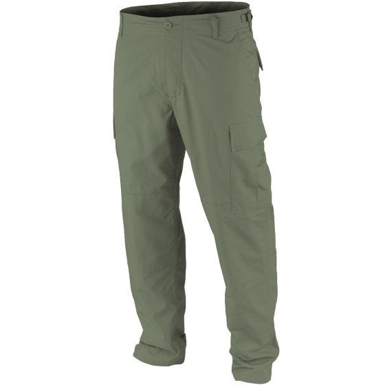 Teesar pantaloni BDU in ripstop prelavato in verde oliva