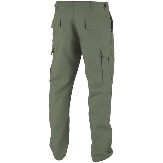 Teesar pantaloni BDU in ripstop prelavato in verde oliva
