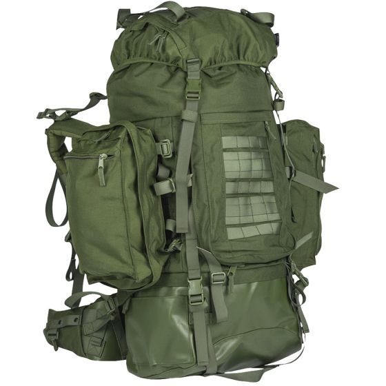 Teesar zaino 100L in verde oliva