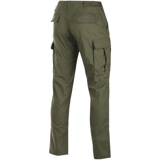 Teesar pantaloni US BDU in ripstop SlimFit verde oliva