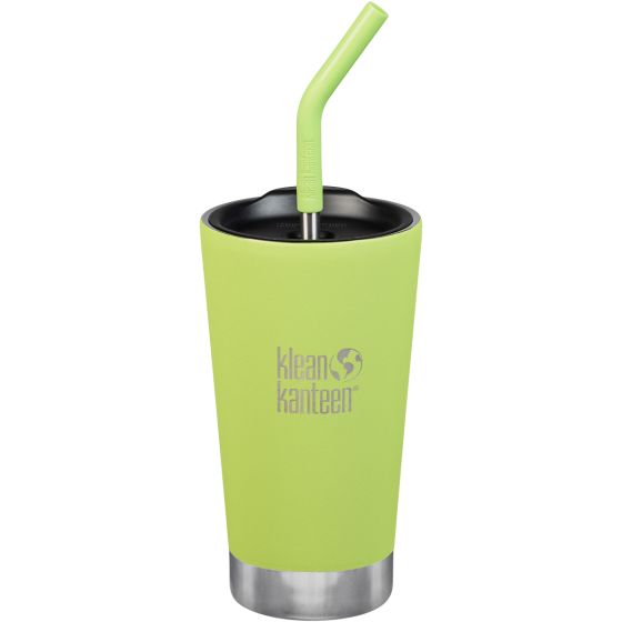 Klean Kanteen bicchiere termico 473 ml tappo con cannuccia in Juicy Pear
