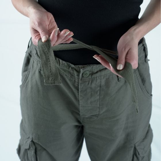 Surplus Pantaloni Airborne Vintage da donna - Oliva
