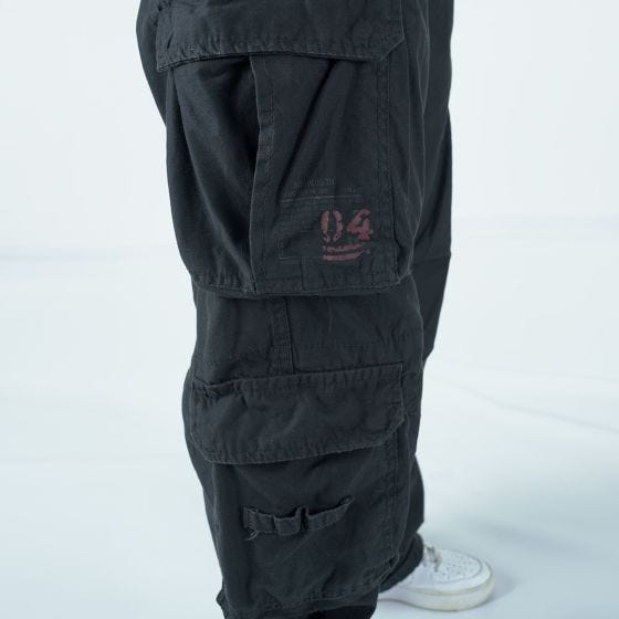 Surplus Pantaloni Airborne Vintage da donna - Nero