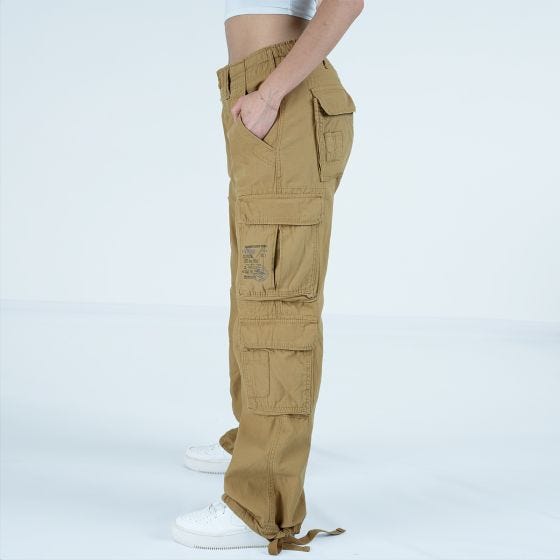 Brandit Pantaloni Pure Vintage da donna - beige