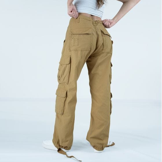 Brandit Pantaloni Pure Vintage da donna - beige
