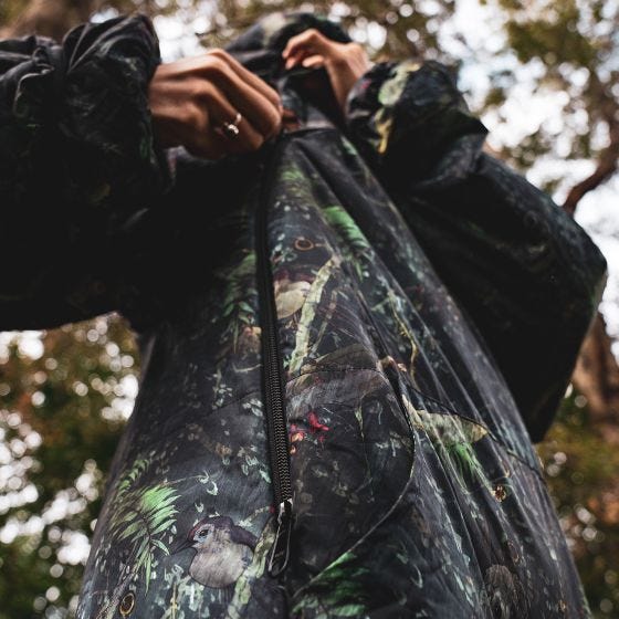 Selk'bag Tuta sacco a pelo Prints - Rainforest