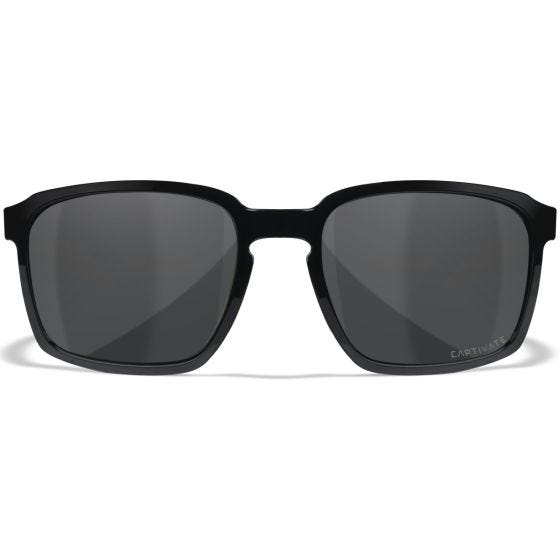 Wiley X Occhiali WX Alfa - Captivate Polarized Grey Lenses / Gloss Black Frame