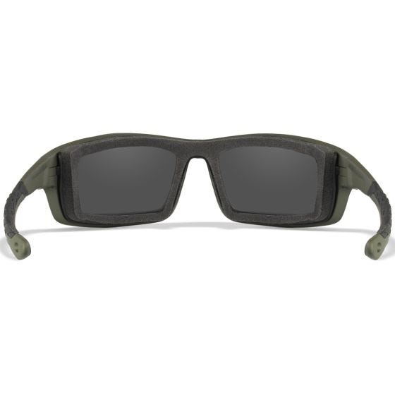 Wiley X Occhiali WX Grid - Captivate Polarized Grey Mirror Lenses / Matte Utility Green Frame