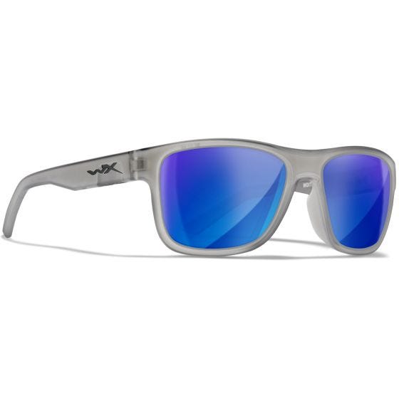 Wiley X Occhiali WX Ovation - Captivate Polarized Blue Mirror Lenses / Matte Slate Frame