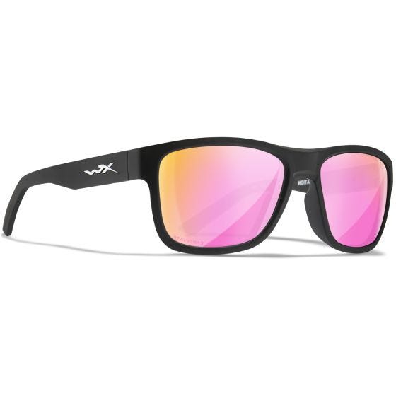 Wiley X Occhiali WX Ovation - Captivate Polarized Rose Gold Mirror Lenses / Matte Black Frame