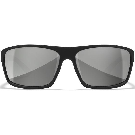Wiley X Occhiali WX Peak - Silver Flash Lenses / Gloss Black Frame