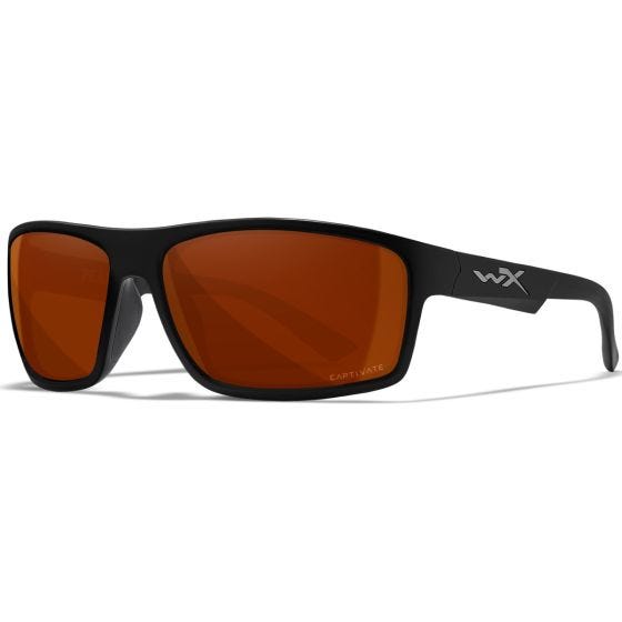 Wiley X Occhiali WX Peak - Captivate Polarized Copper Lenses / Matte Black Frame