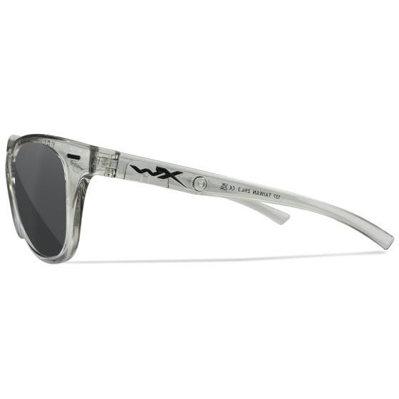 Wiley X Occhiali WX Ultra - Captivate Polarized Grey Lenses / Gloss Crystal Light Grey Frame