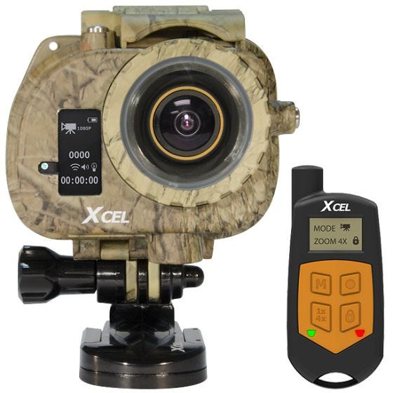 Xcel videocamera HD2 Hunting Edition in nero