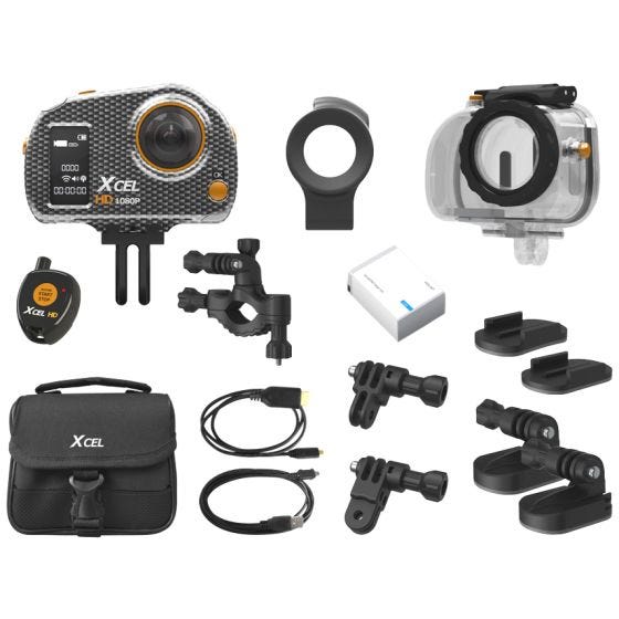 Xcel videocamera HD Sport Edition in Carbon