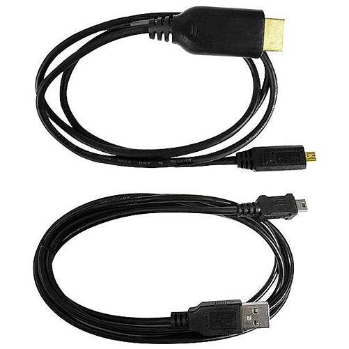 Xcel cavi HDMI + USB in nero