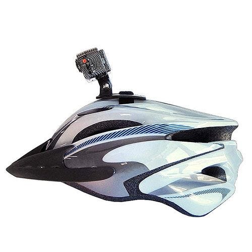 Xcel supporto montaggio casco con fori di areazione in nero