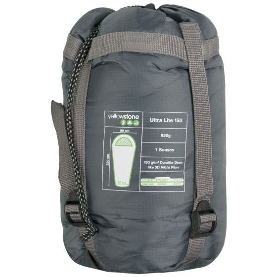 Yellowstone sacco a pelo Ultra Light 150 in blu/nero