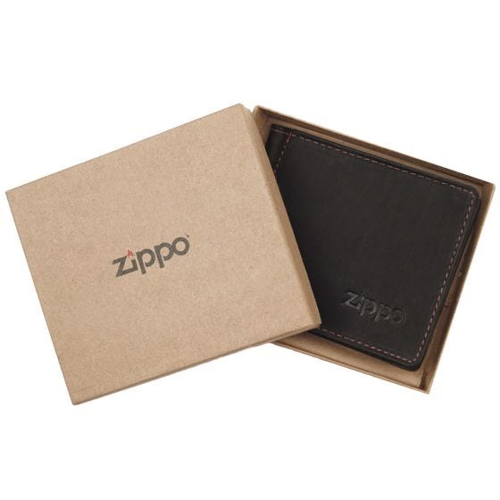 Zippo Portafoglio a due ante Money Clip - marrone