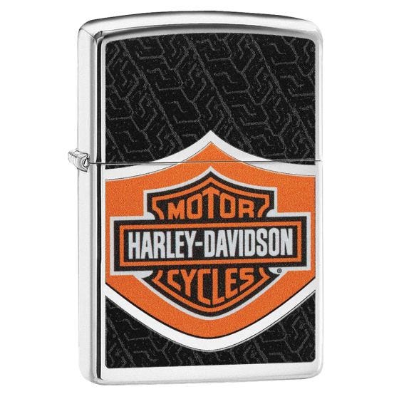 Zippo Accendino Harley Davidson - High Polish Chrome