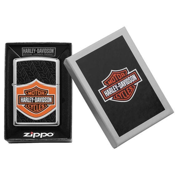 Zippo Accendino Harley Davidson - High Polish Chrome
