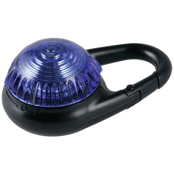 Adventure Lights Guardian luce con gancio Tag-It in blu