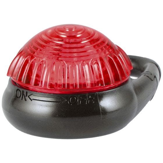 Adventure Lights Guardian luce con gancio Tag-It in rosso