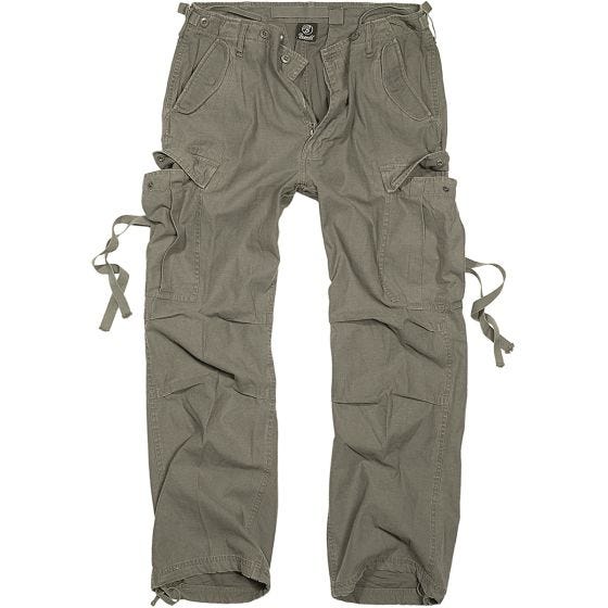 Brandit pantaloni M-65 Vintage in verde oliva