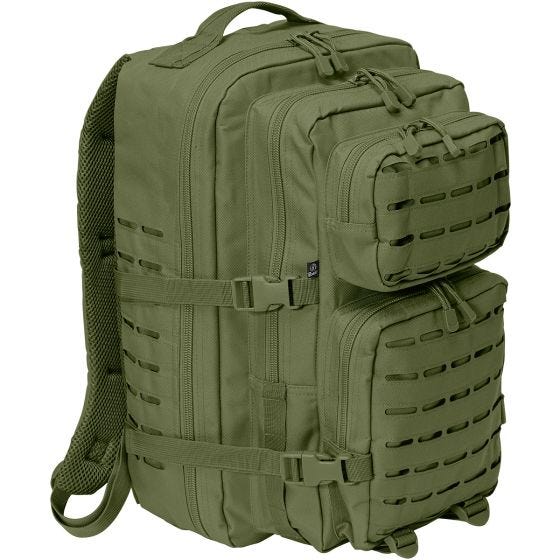 Brandit zaino US Cooper Lasercut Large in verde oliva