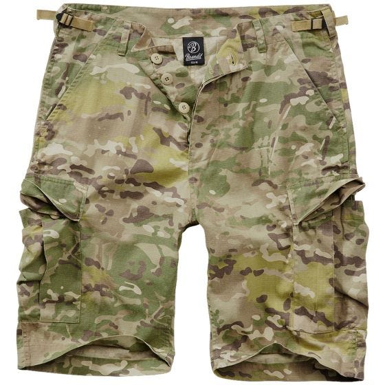 Brandit pantaloni corti BDU in Tactical Camo