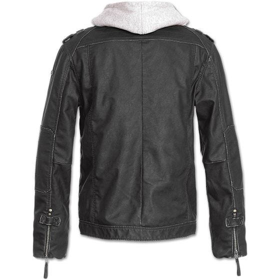 Brandit giacca Black Rock in nero / grigio