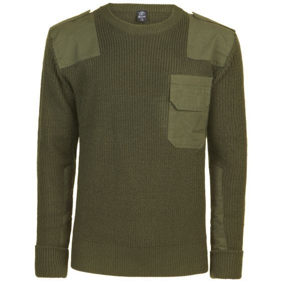 Brandit pullover BW in verde oliva