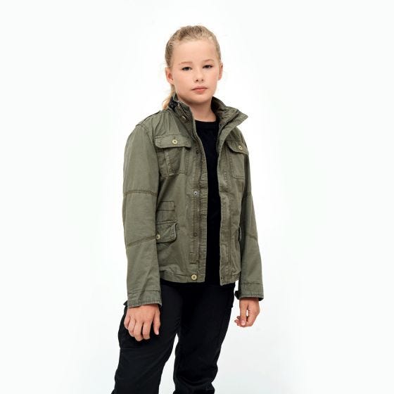 Brandit Giacca Bambini Britannia - Oliva