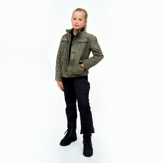 Brandit Giacca Bambini Britannia - Oliva