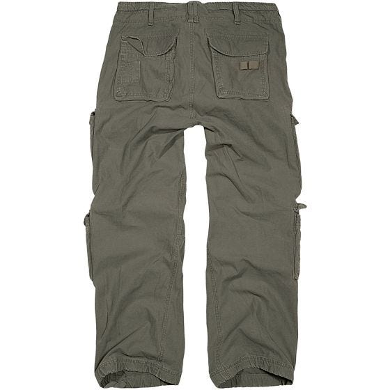 Brandit pantaloni Pure Vintage in verde oliva