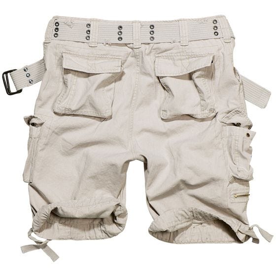 Brandit shorts Savage Vintage in Old White
