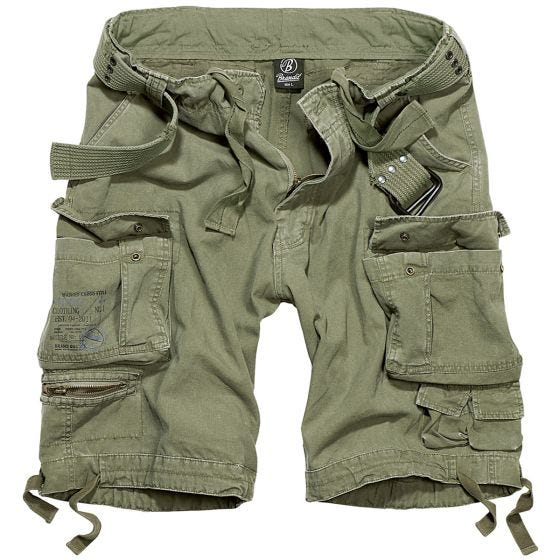 Brandit shorts Savage Vintage in verde oliva