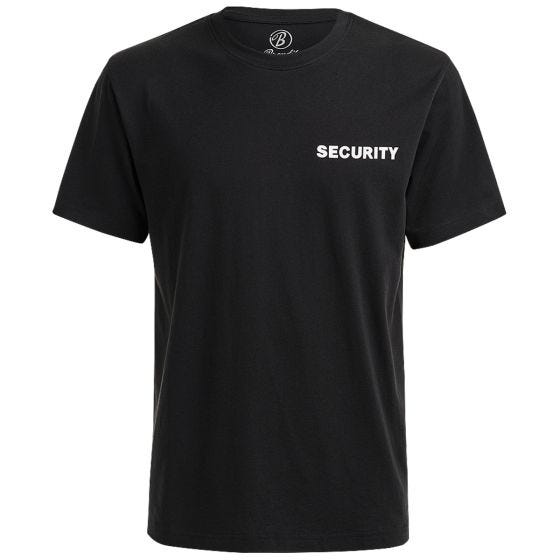 Brandit T-Shirt Security in nero