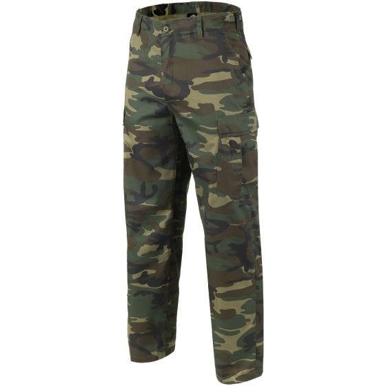 Brandit pantaloni US Ranger in Woodland
