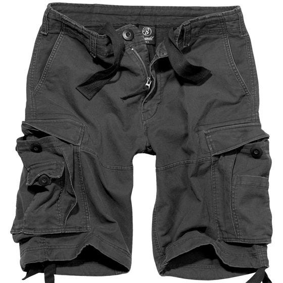 Brandit shorts Vintage Classic in nero