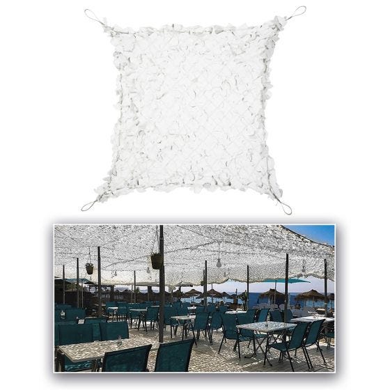 CamoSystems rete parasole Bradleaf 3x4 in bianco