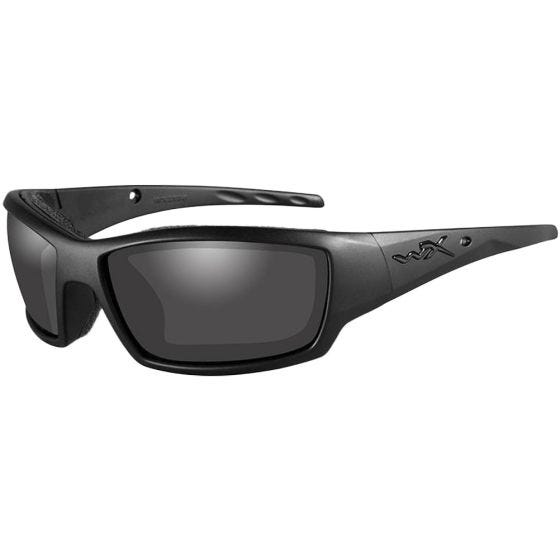 Wiley X occhiali WX Tide con lenti fumé grigie e struttura in nero OPS opaco