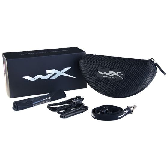 Wiley X occhiali WX Tide con lenti fumé grigie e struttura in nero OPS opaco