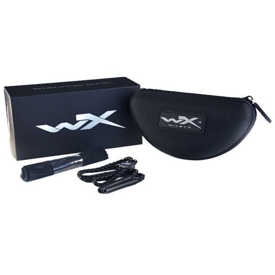 Wiley X occhiali Valor con lenti fumé grigie Black Ops e struttura in nero opaco