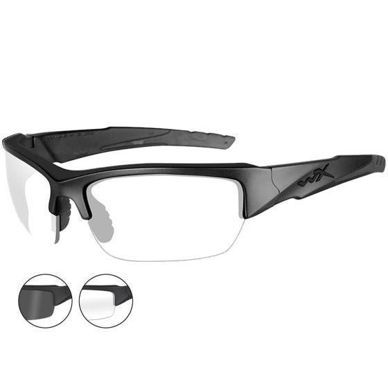 Wiley X occhiali Valor con lenti fumé grigie + lenti trasparenti e struttura in nero opaco