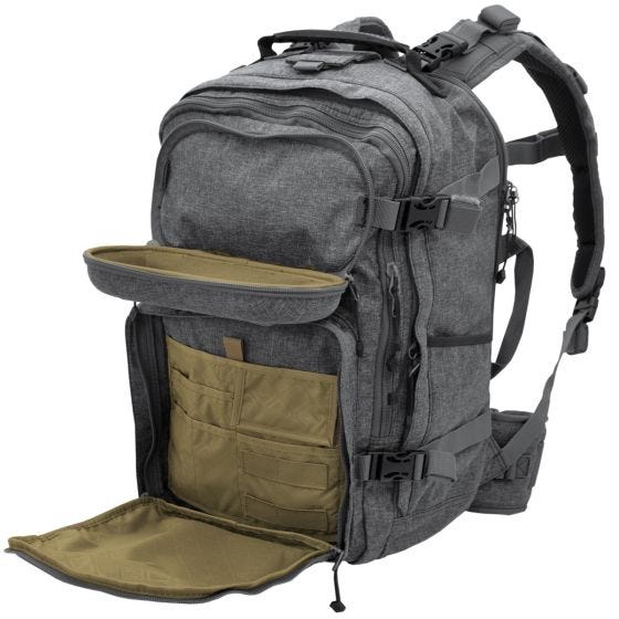 Civilian Lab zaino 1 day Grayman con capsula Patrol in grigio