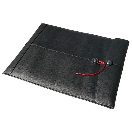 Civilian custodia in pelle Manila-15 per MacBook Air 15" Pro in nero