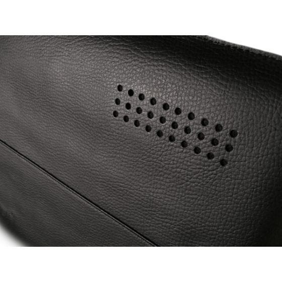 Civilian custodia in pelle Manila 11 per MacBook Air 11"/Netbook in nero