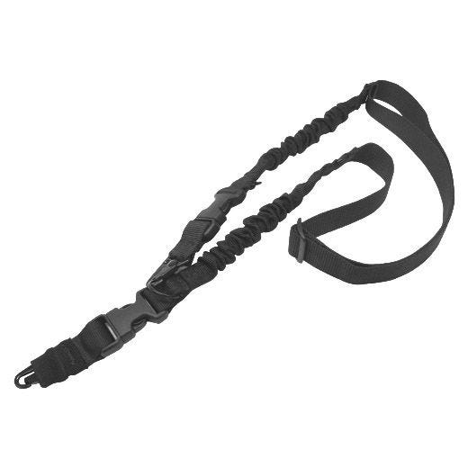 Condor tracolla elastica CBT con fibbie e 2 attacchi moschettone in nero
