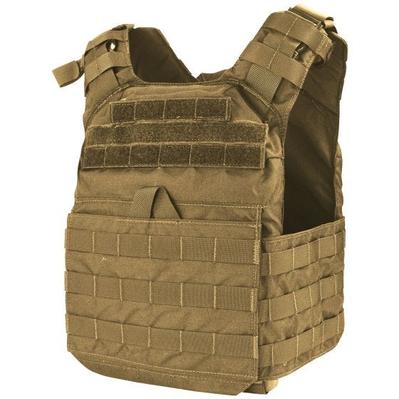 Condor plate carrier Cyclone in Coyote Brown